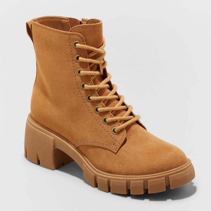 Women's Kolbi Combat Boots - Universal Thread Cognac