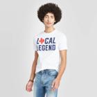 Men's Short Sleeve Crewneck Local Legend Graphic T-shirt - Awake White S, Men's,