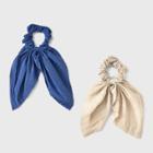 Hair Twister With Tail Set 2pc - A New Day Blue/ivory