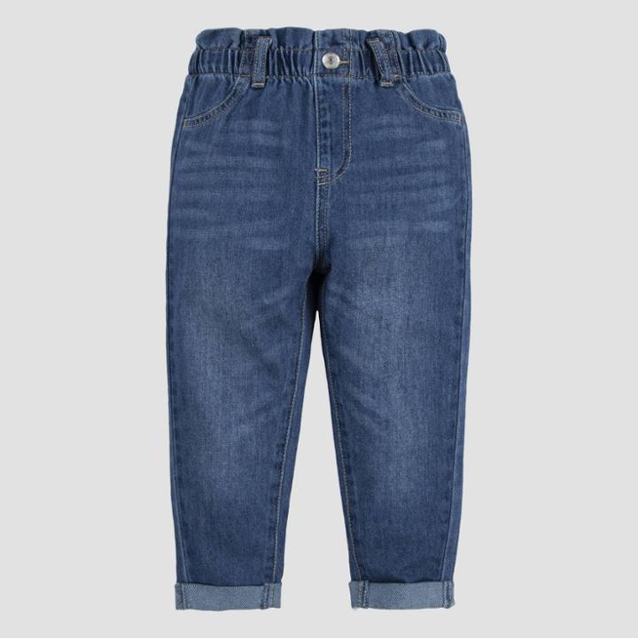 Levi's Toddler Girls' Cinched Top Lowdown Pull-on Jeggings - Blue