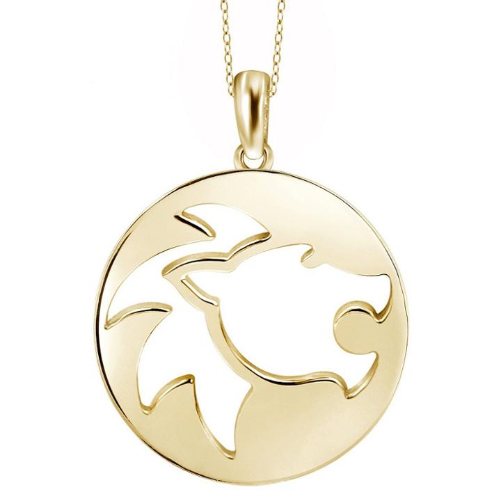 Distributed By Target Women's Leo Zodiac Pendant (18), Size: