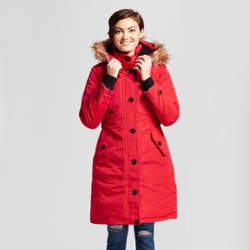 Women's Heavyweight Puffer Coat - Minus Zero - Red