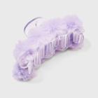 Faux Fur Claw Hair Clip - Wild Fable Purple