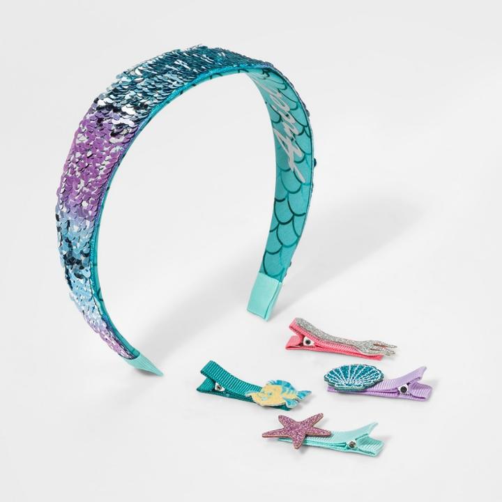 Girls' Disney Princess Ariel 5pk Hair Accessory