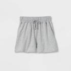 Girls' French Terry Pull-on Shorts - Art Class Gray