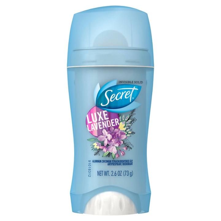 Secret Fresh Antiperspirant And Deodorant Invisible Solid Luxe Lavender
