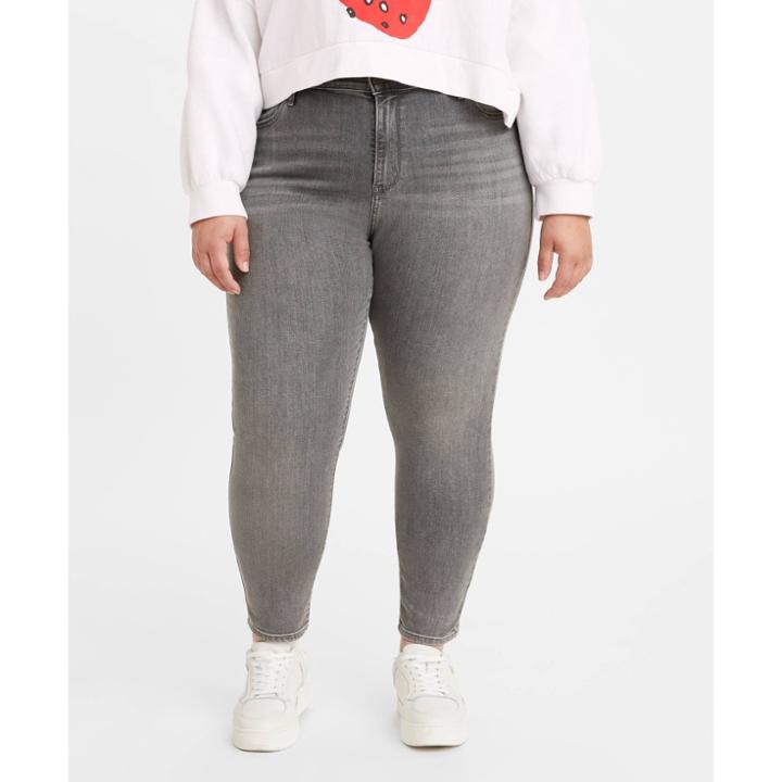 Levi's Women's Plus Size 721 High-rise Skinny Jeans - Authentic Granite