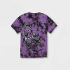 Boys' Marvel Black Panther Short Sleeve Graphic T-shirt - Purple