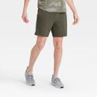 Men's Premium Lifestyle Shorts - All In Motion Olive Green M, Men's, Size: Medium, Green Green