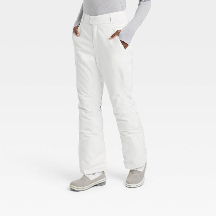 Women's Snowsport Waterproof Pants - All In Motion Cream