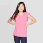 Girls' Short Sleeve Top - Cat & Jack Bright Pink