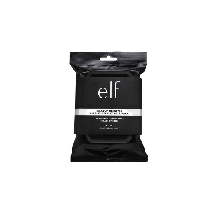 E.l.f. Makeup Remover Cleansing Cloths - 2 Pack, Adult Unisex