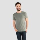 Fruit Of The Loom Select Men's Everlight Short Sleeve T-shirt - Olive Heather