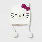 Girls' Hello Kitty Peruvian Hat - White