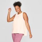 Target Women's Plus Size Muscle Tank Top - Joylab Pale Peach