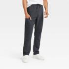 Men's Tapered Ultra Soft Fleece Pants - Goodfellow & Co Charcoal Gray