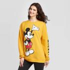 Women's Disney Mickey Mouse Oversized Sweatshirt (juniors') - Yellow