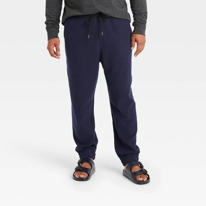 Men's Tall Tapered Thermal Jogger Pants - Goodfellow & Co Xavier Navy