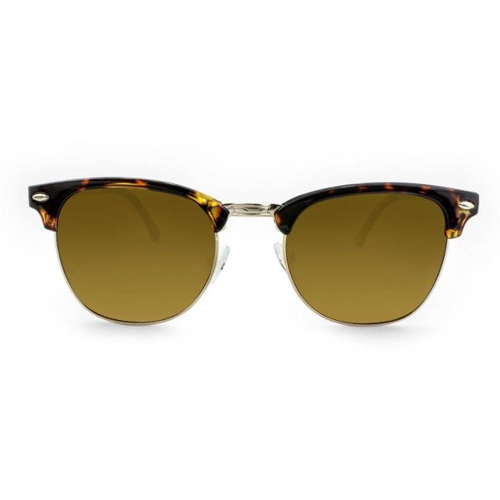 Women's Retro Flap Top Sunglasses - A New Day Brown