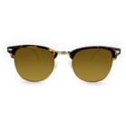 Women's Retro Flap Top Sunglasses - A New Day Brown