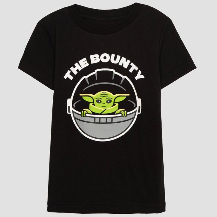 Toddler's Star Wars The Bounty Short Sleeve Graphic T-shirt - Black