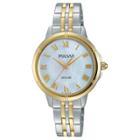 Women's Pulsar Dress Solar - Two Tone With Mother Of Pearl Dial - Py5006,