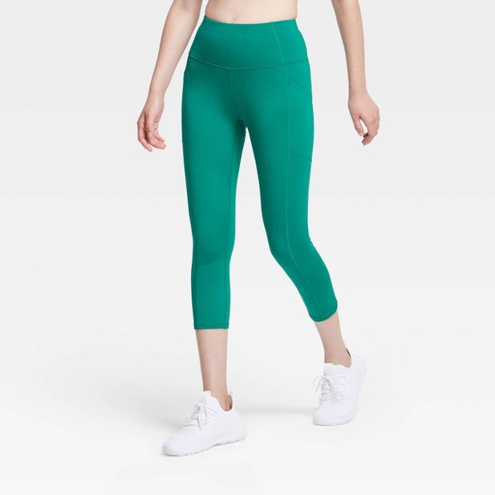 Women's Sculpted High-rise Capri Leggings 21 - All In Motion Green