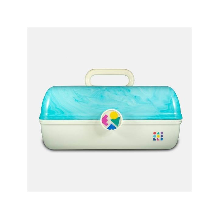 Caboodles Makeup Bag Marble Over White
