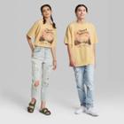 Short Sleeve Oversized T-shirt - Wild Fable Vintage Yellow