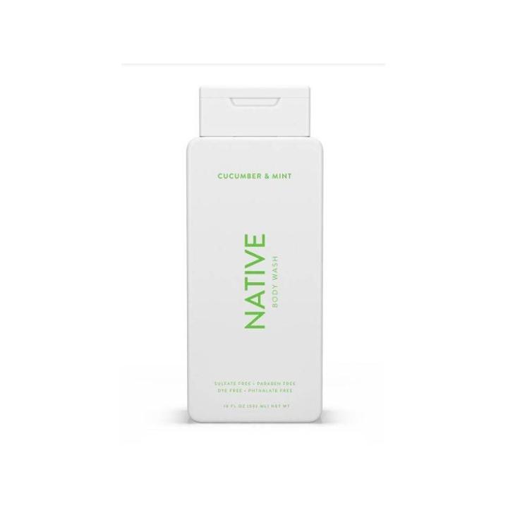 Native Cucumber & Mint Body Wash For Women