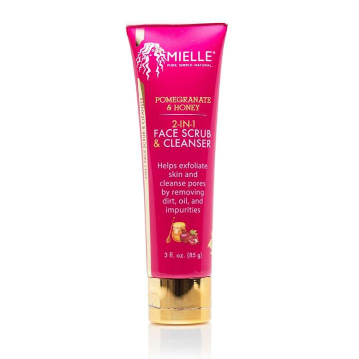 Mielle Organics 2 In 1 Our Pomegranate Honey Face Scrub And Cleanser