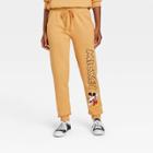 Women's Disney Mickey Mouse Graphic Jogger Pants - Yellow