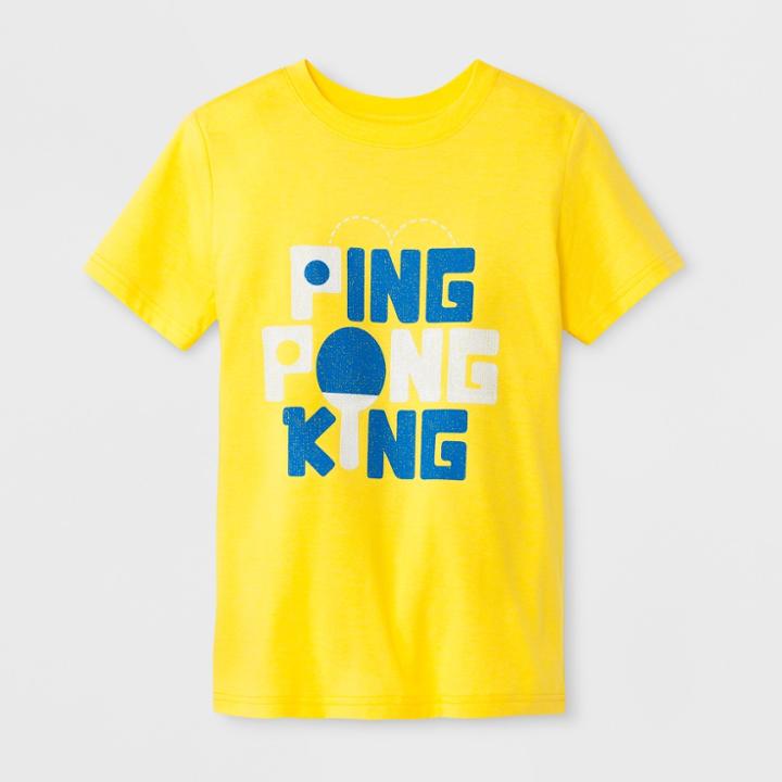 Boys' Short Sleeve T-shirt - Cat & Jack Yellow