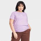 Grayson Threads Women's Dancing Skeletons Plus Size Short Sleeve Graphic T-shirt - Purple