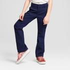 Girls' Bootcut Twill Uniform Chino Pants - Cat & Jack Navy (blue)