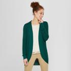 Women's Cocoon Cardigan Sweater - A New Day Green