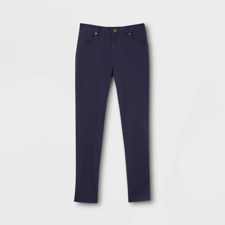 French Toast Boys' Slim Fit Uniform Pants - Navy (blue)