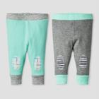 Oh Joy! Baby 2-pack Pants Set - Heather Gray