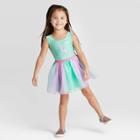 Disney Princess Toddler Girls' Disney Ariel Sleeveless Tutu Dress- Aqua 2t, Girl's, Blue