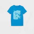 Boys' Short Sleeve Shark Graphic T-shirt - Cat & Jack Blue