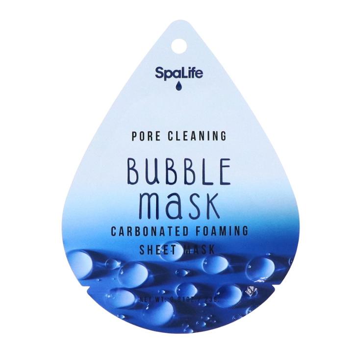 My Spa Life Pore Cleaning Charcoal Bubble Mask Facial Treatment