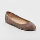 Women's Alisa Closed Toe Ballet Flats - Universal Thread Gray