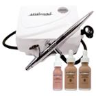 Arialwand Airbrush Kit With Serum Infused Foundation Tan