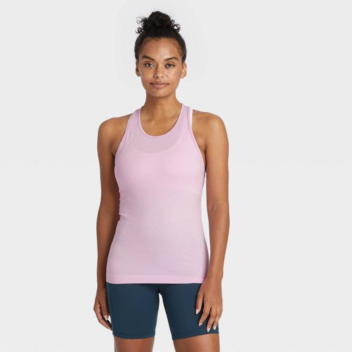 Women's Seamless Tank Top - All In Motion Heather Violet