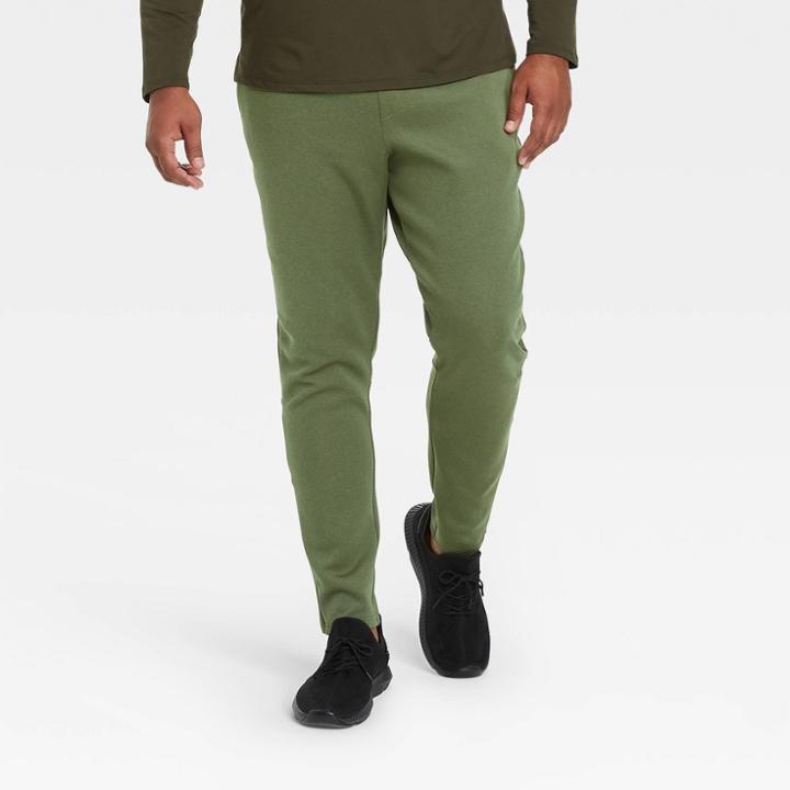 Men's Big & Tall Tech Fleece Jogger Pants - All In Motion Olive Green Xxxl