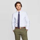 Men's Standard Fit Long Sleeve Whittier Oxford Button-down Shirt - Goodfellow & Co Nightfall Blue