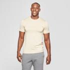 Men's Short Sleeve Jacquard Training T-shirt - C9 Champion Khaki Heather