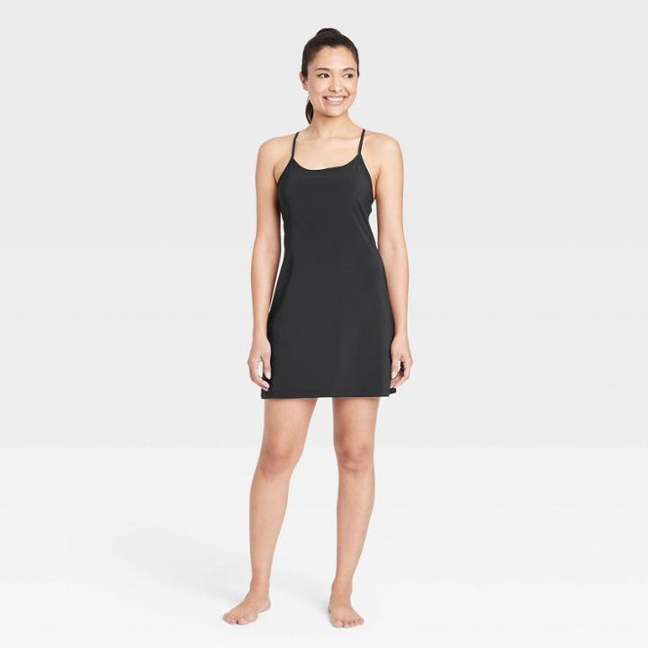 Women's Flex Strappy Exercise Dress - All In Motion Black Xxs