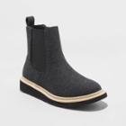 Women's Dawn Microsuede Fashion Sneakers Boots - Universal Thread Charcoal