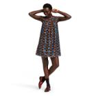 Women's Metallic Circles Sleeveless Round Neck Shift Mini Dress - Anna Sui For Target Black